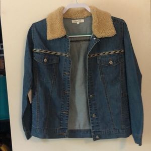 Honey Bell Embroidered Denim Jacket